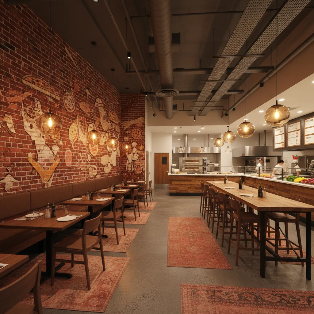 Pizza shop wall design ideas that work