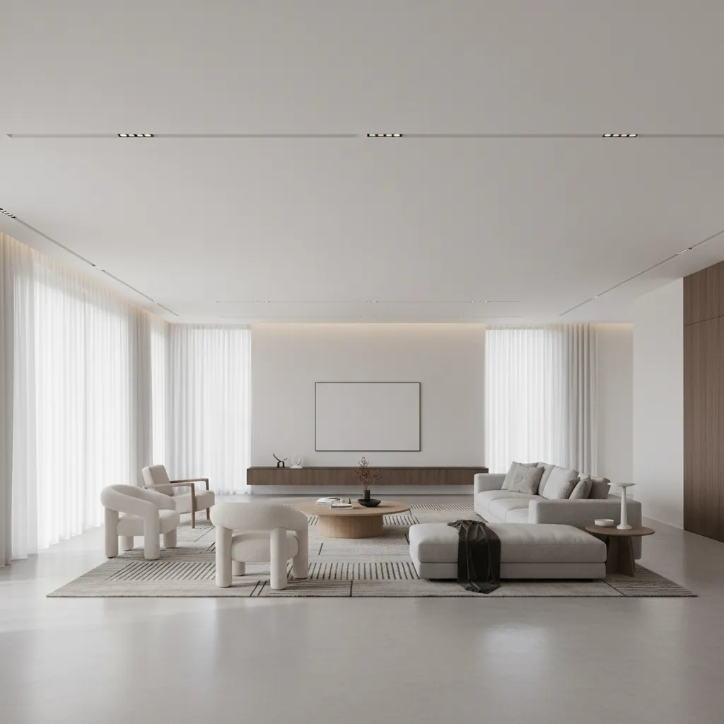 Flat Ceiling Design for Hall Looks Boring? Fix Lighting & Cracks