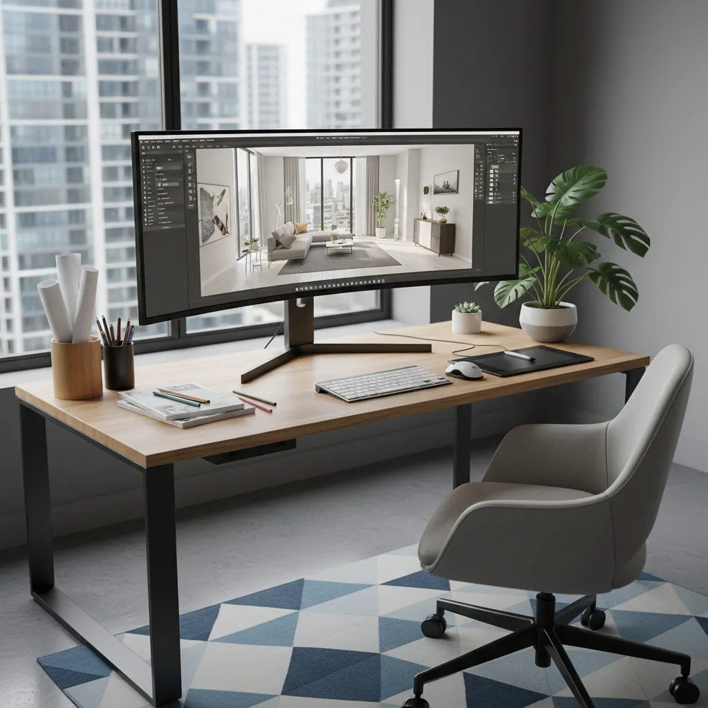 Planificación de espacios interiores en software de diseño de casas