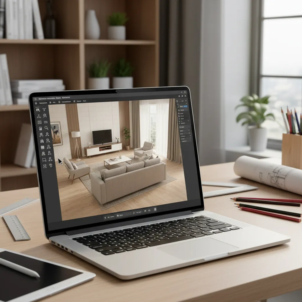 Planificación digital de distribución de una habitación