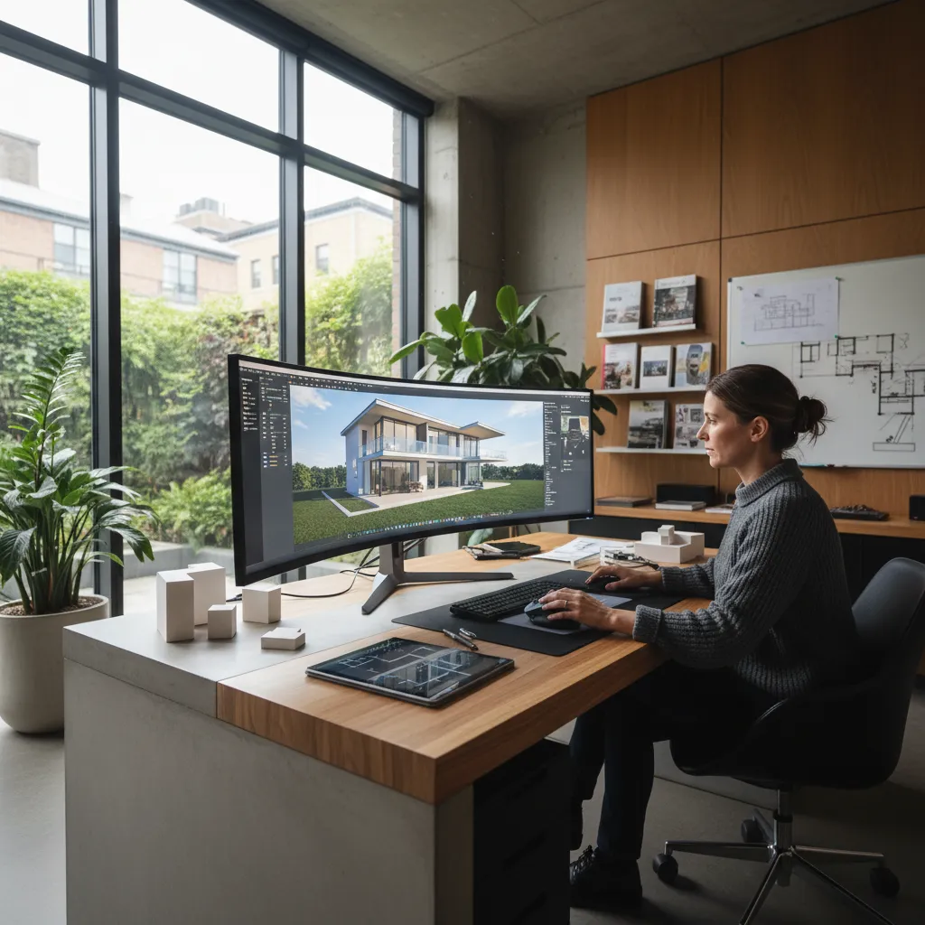 planificación de distribución de una casa en software de diseño