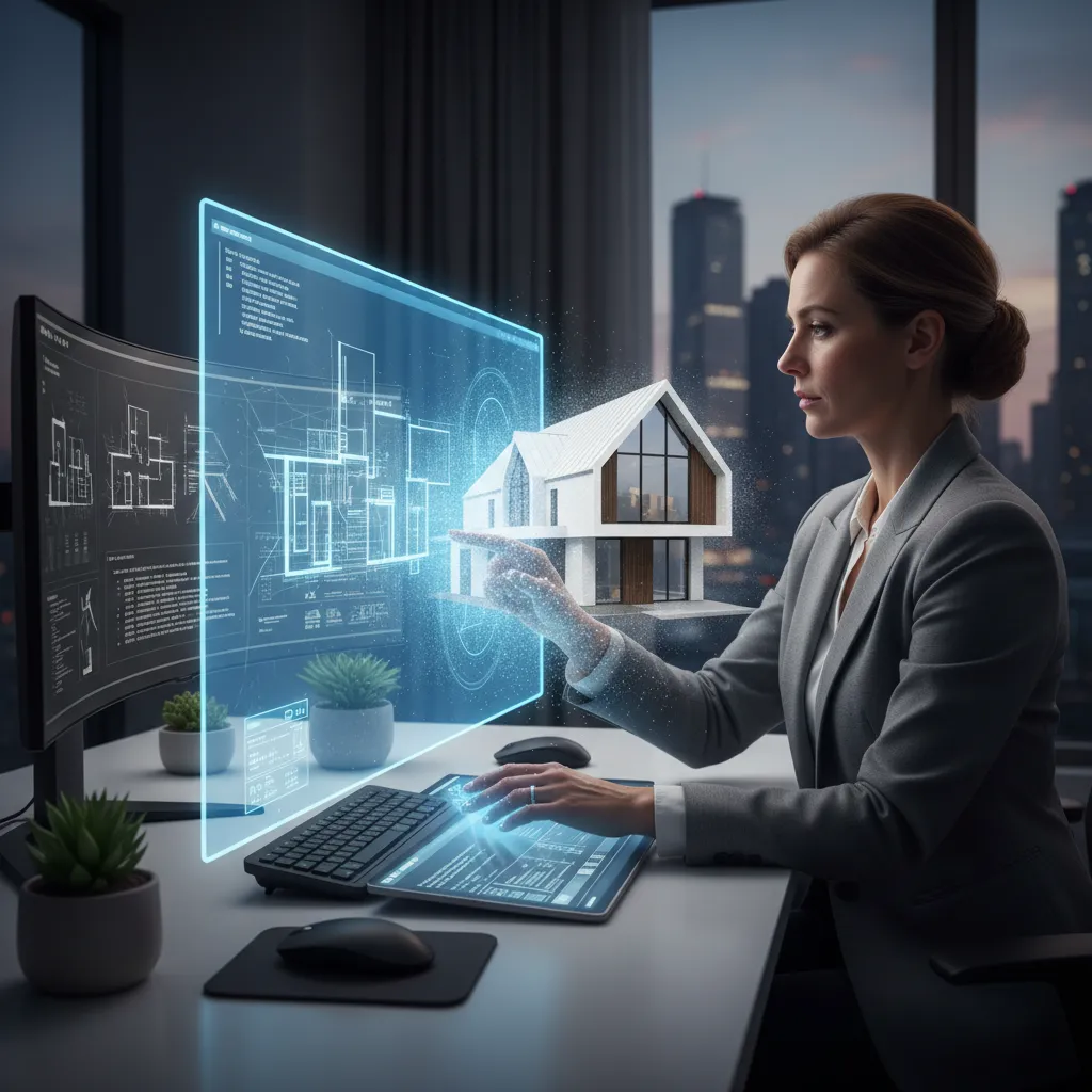 Diseño de fachada basado en plano arquitectónico en 3D