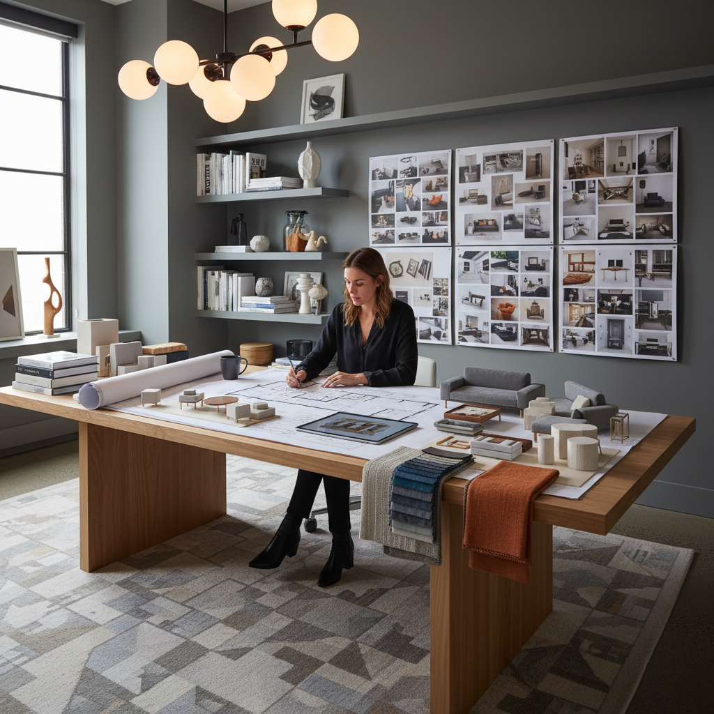Arquitecta y diseñadora de interiores: qué hace cada una