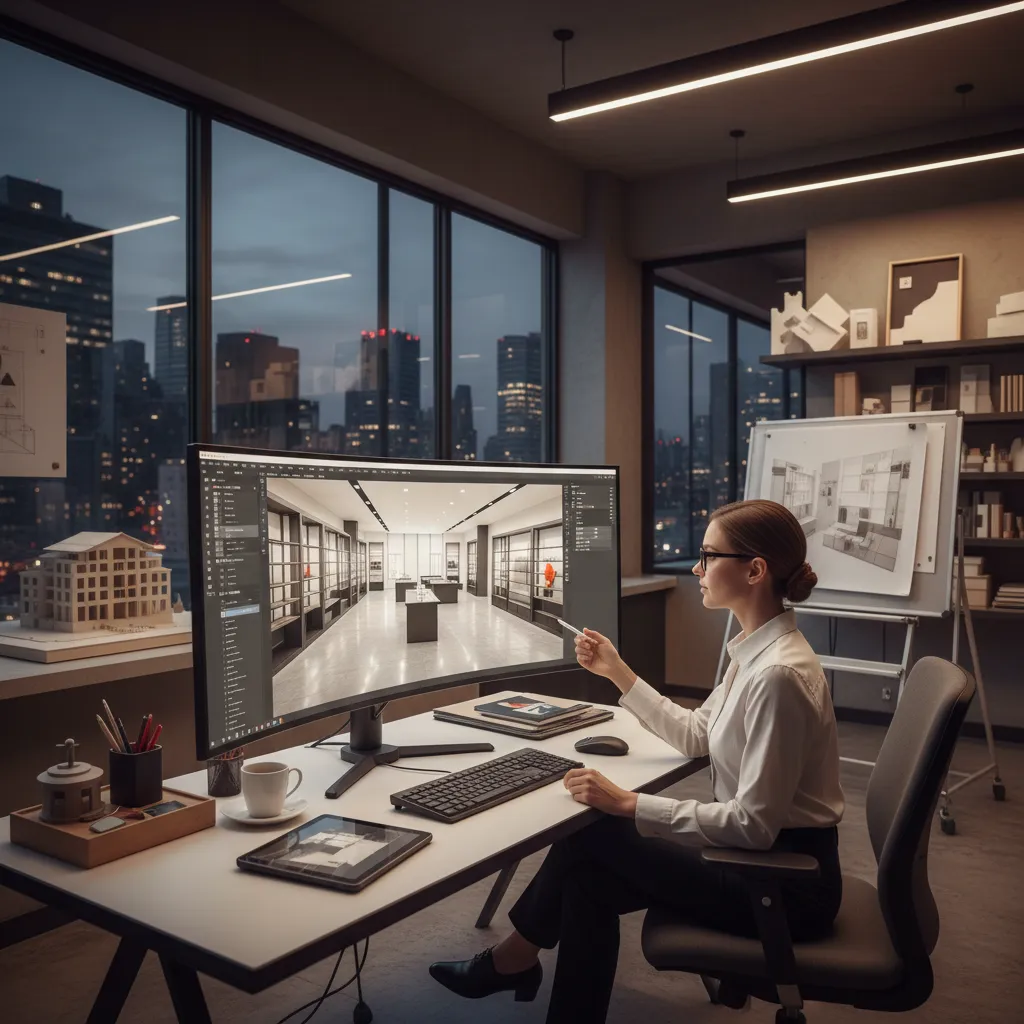 Planificación digital del diseño de un local comercial