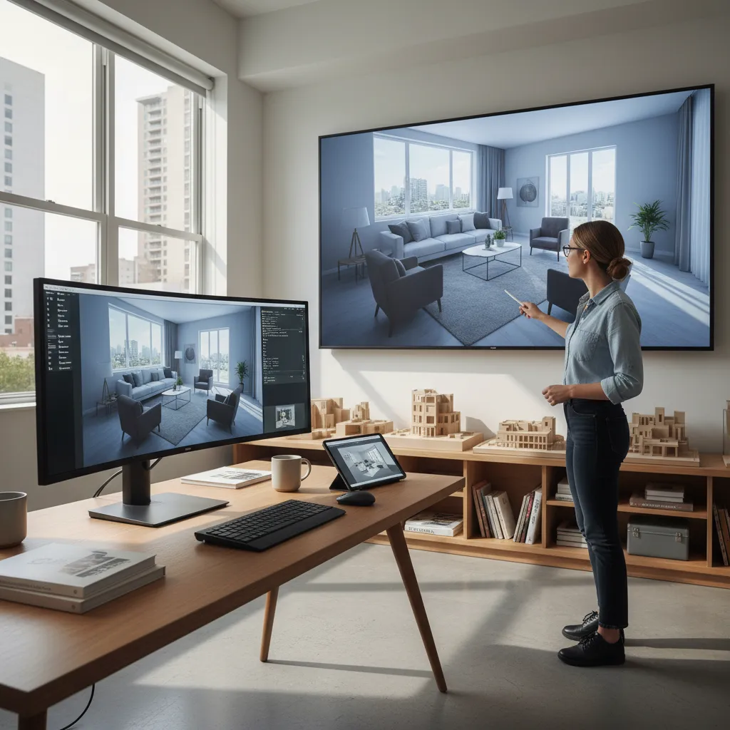 Planificación del mobiliario en un salón con diseño previo