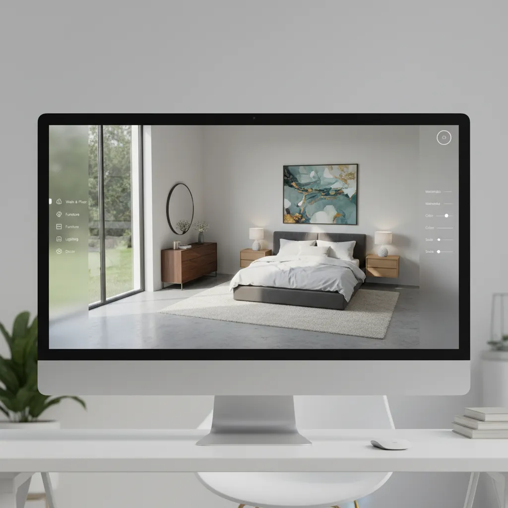 Diseño de habitación en herramienta digital de planificación