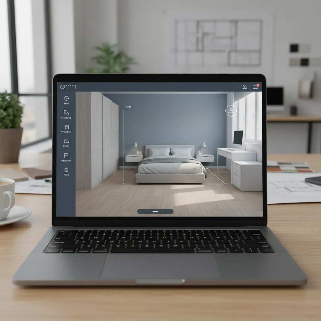 herramienta digital para planificar la distribución de una habitación
