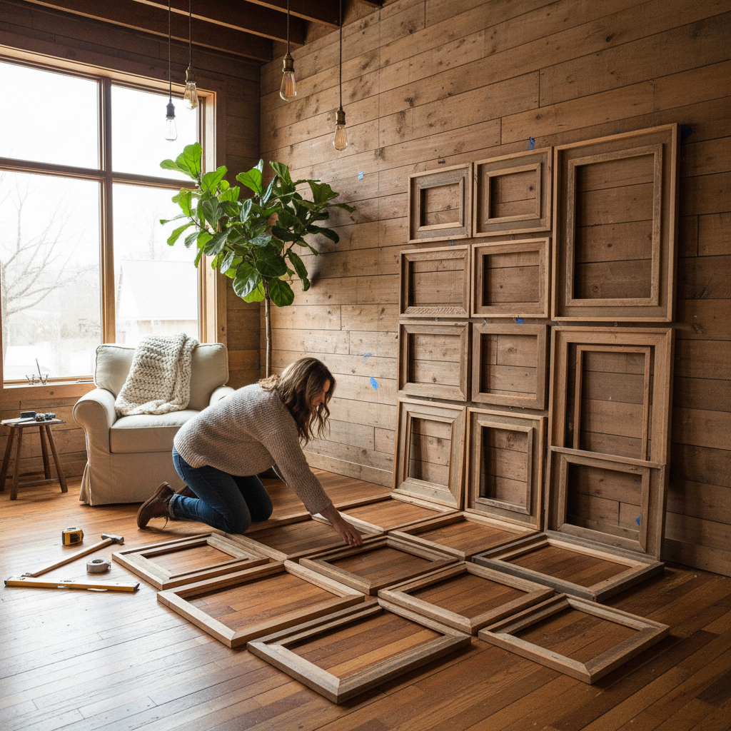 Cómo decorar paredes de madera estilo antiguo