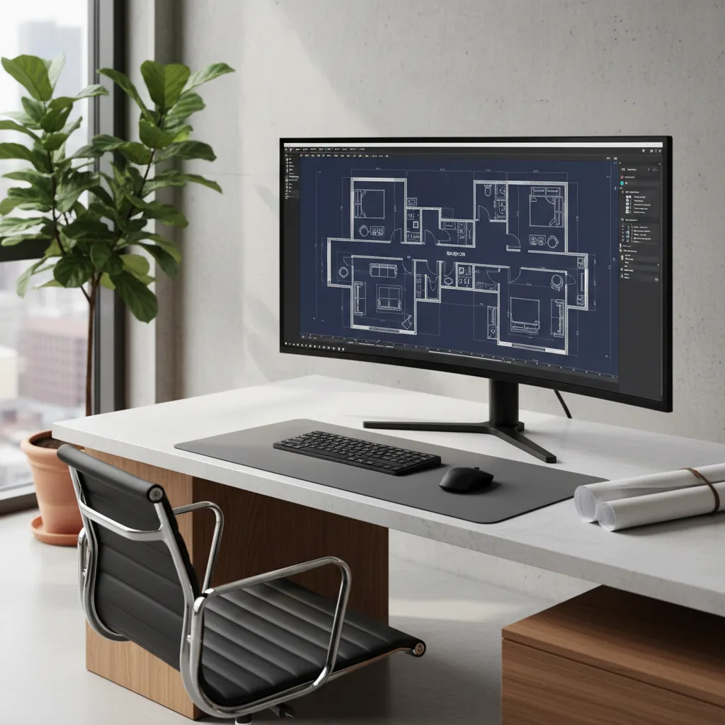 Plano CAD diseño de interiores: guía práctica profesional