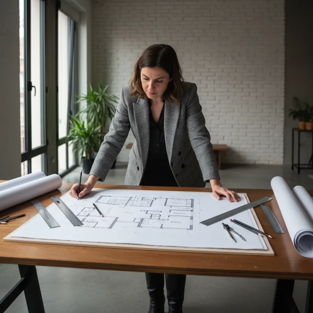 Plano de distribución de un piso madrileño optimizado para mejorar circulación