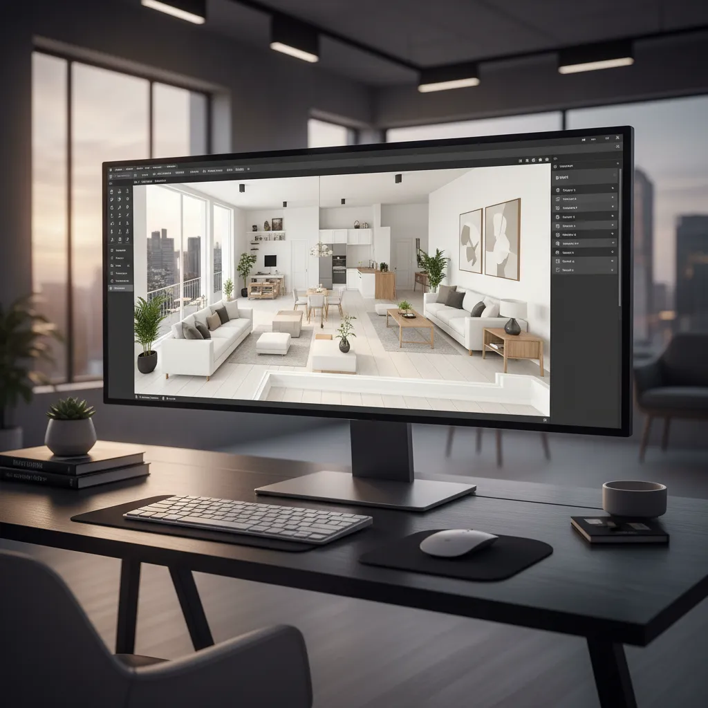 software de planos 3D para distribución de interiores