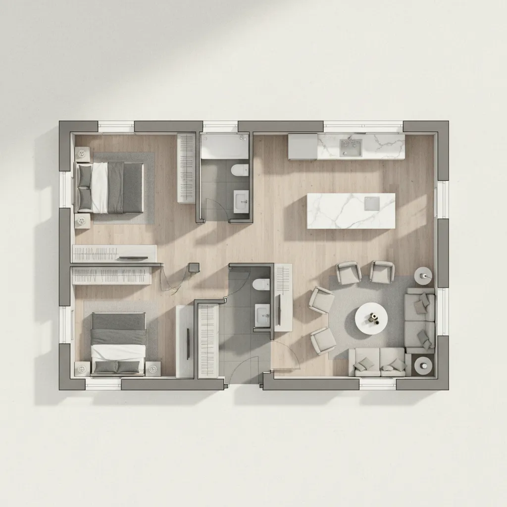 Planos de casas de 10x12 metros: ideas y distribución