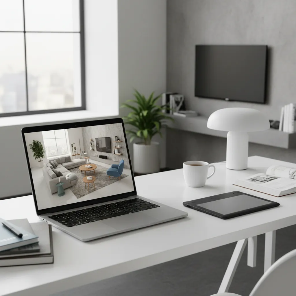 Planos diseño de interiores 3D gratis en español online