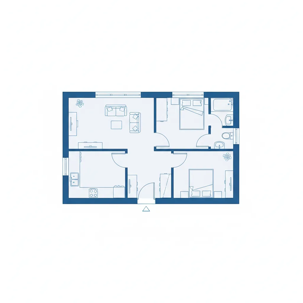 Planta Baixa de Casas 4 Cômodos: Ideias Funcionais e Bem Resolvidas