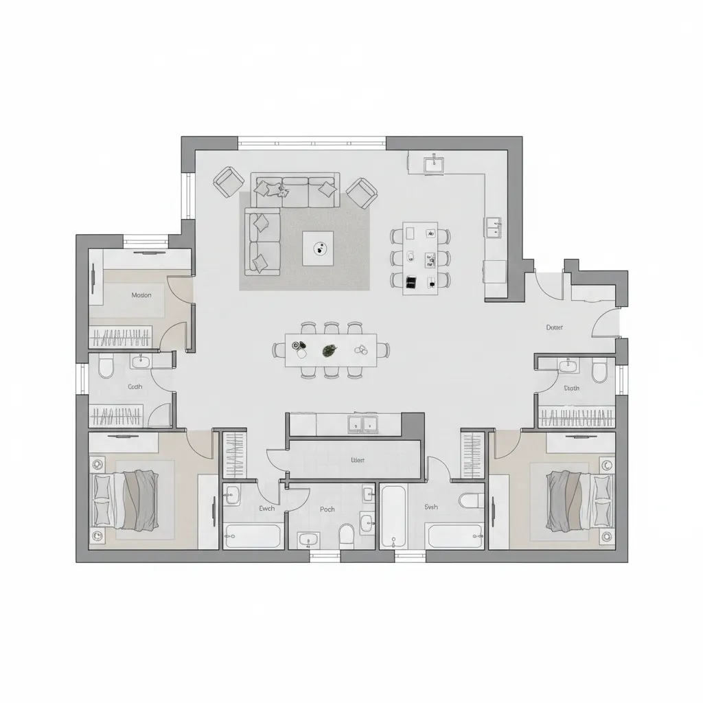 Plantas de Casas com 140 Metros Quadrados: Ideias Inteligentes de Layout