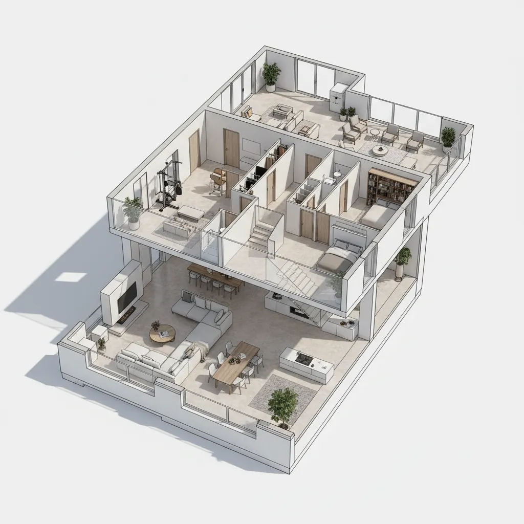 Planta de casa de 3 andares: como planejar bem