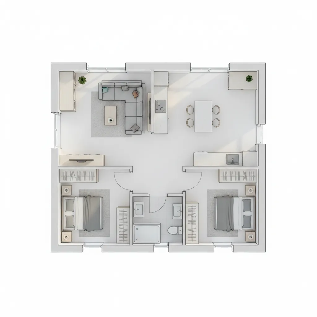 Planta de Casa 6 x 8: Como Planejar um Layout Funcional