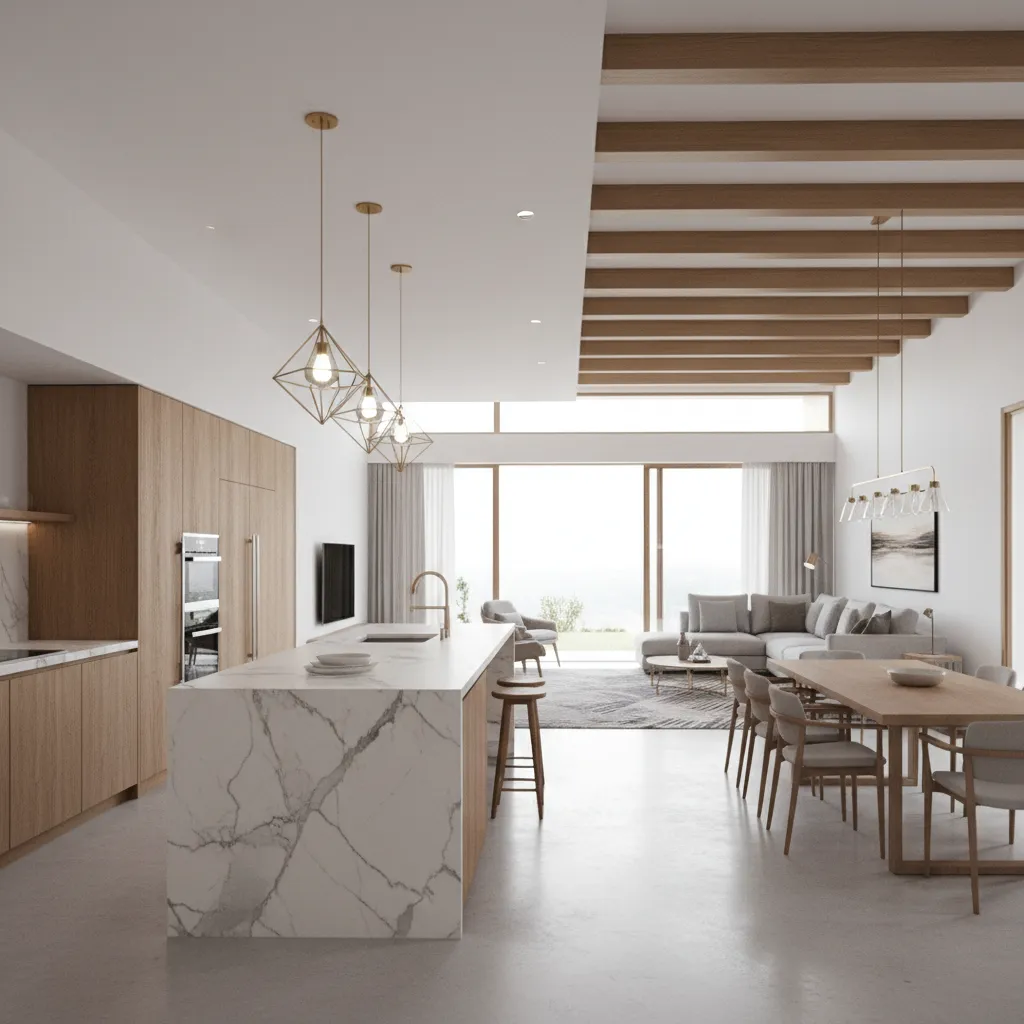 Planta de casa com ilha na cozinha: como planejar bem o espaço