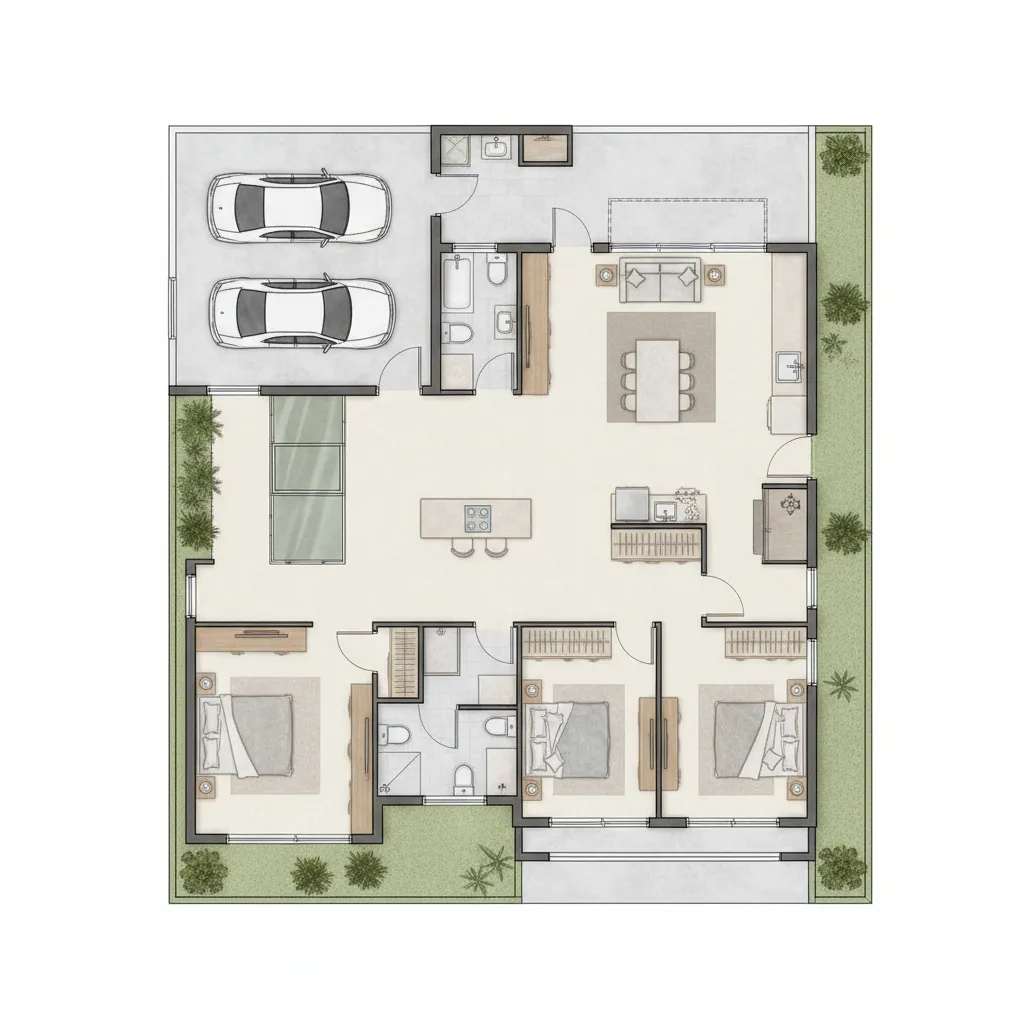 Planta de Casa em Lote 10x20: Como Planejar um Projeto Funcional