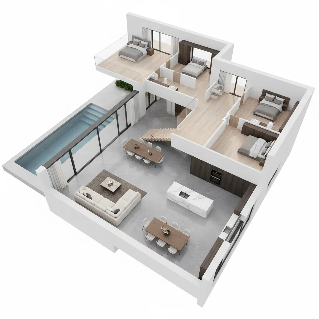 Planta de Casas com Quartos em Cima: Ideias e Dicas de Layout