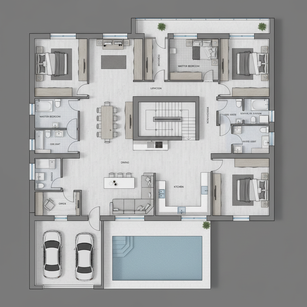 Planta De Casa Com 4 Quartos Simples Guia Pr tico planta-de-casa-com-4-quartos-simples-guia-pr-tico