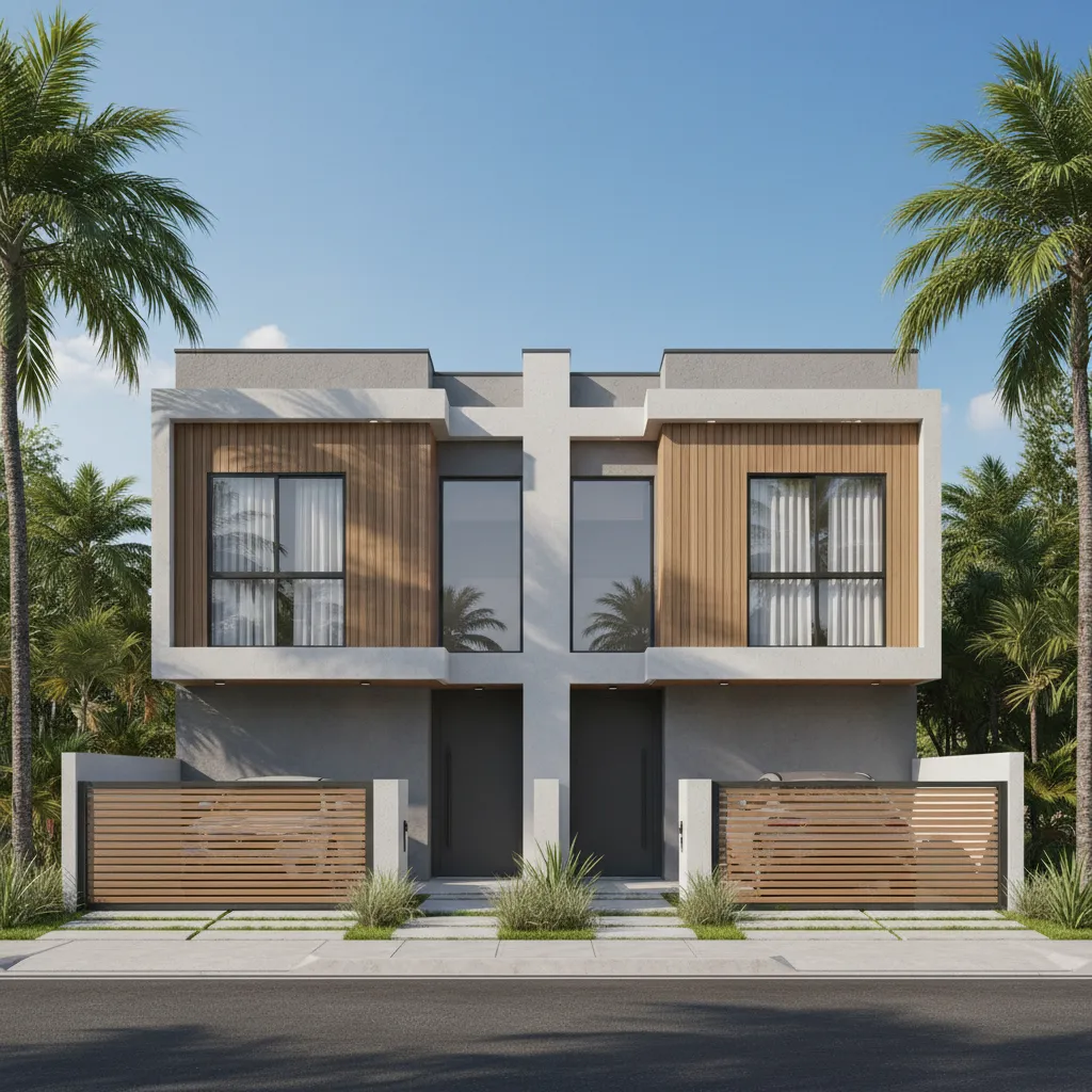 Plantas de Casas Geminadas com 6 Metros de Frente