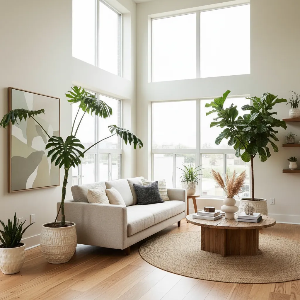Plantas de interior para decorar un salón
