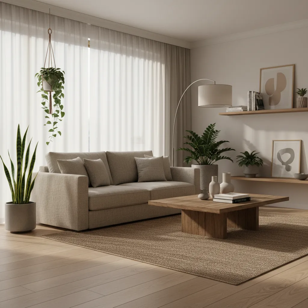 Plantas de interior decorativas con luz sin sol