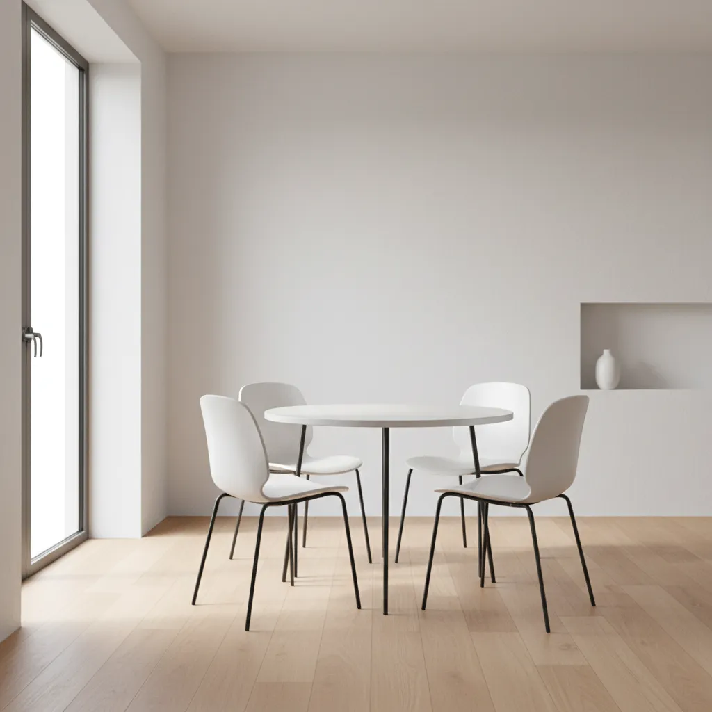 Plastic and Molded Shell Dining Chairs