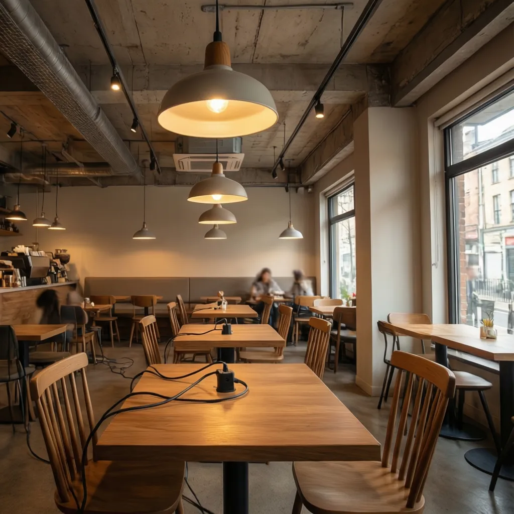 How Plug-in Ceiling Lights Are Used in Cafes, Studios, and Rental Spaces