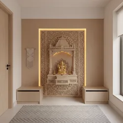 5 Smart Plywood Pooja Room Designs for Small Homes
