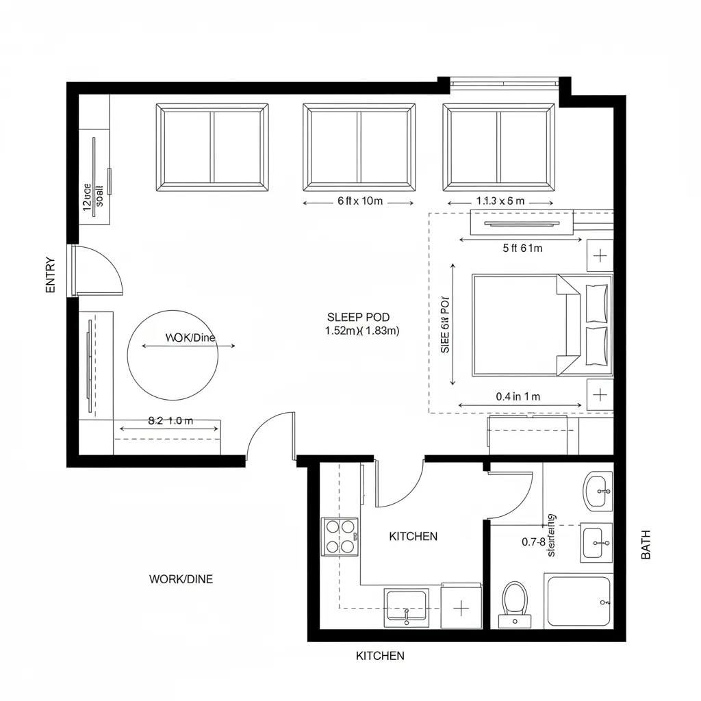 Pod + Field: Micro-Room within a Room