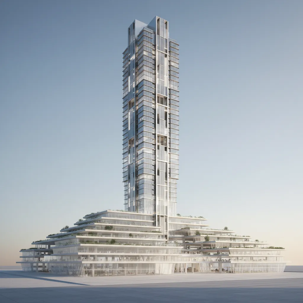 Podium + Tower as a Living Interface: Programming the multi-storey podium + tower layout for tomorrow’s urban bandwidth