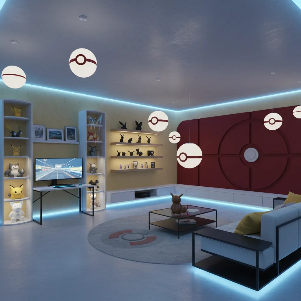 Pokemon Room Decor Trends in Gaming and Pop Culture Spaces