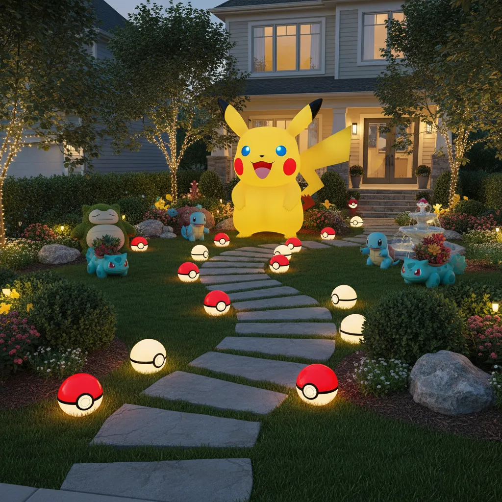 How to Plan the Perfect Pokémon-Themed Outdoor Decoration Setup