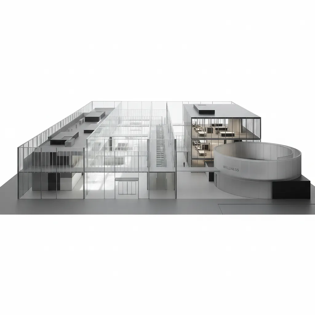 Modern Police Station Floor Plan