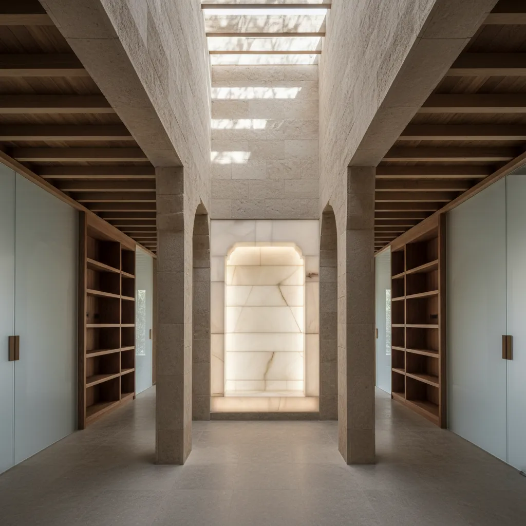 3-Bedroom Plan with a Quiet Pooja Core