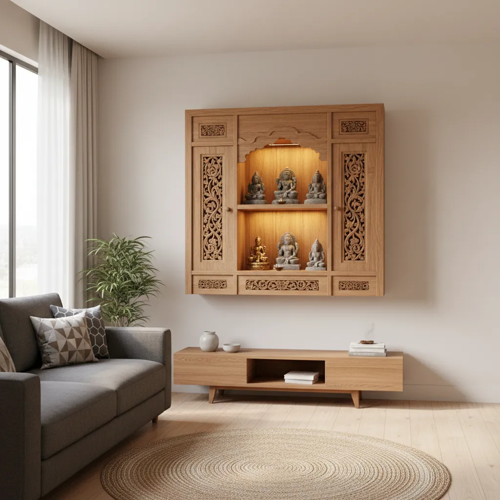 5 Pooja Cupboard Designs for Small Homes That Actually Fit