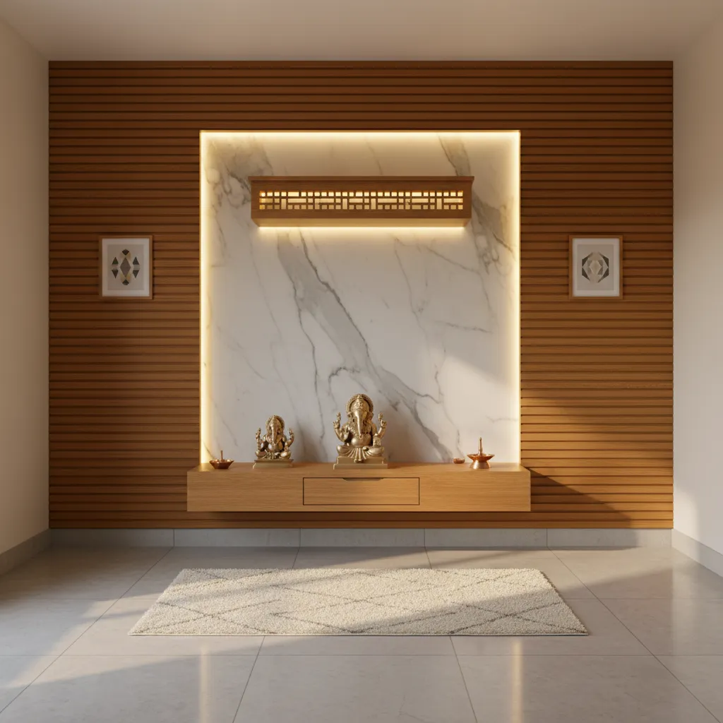 Pooja Hall Design Ideas for Small Homes That Feel Peaceful and Spacious