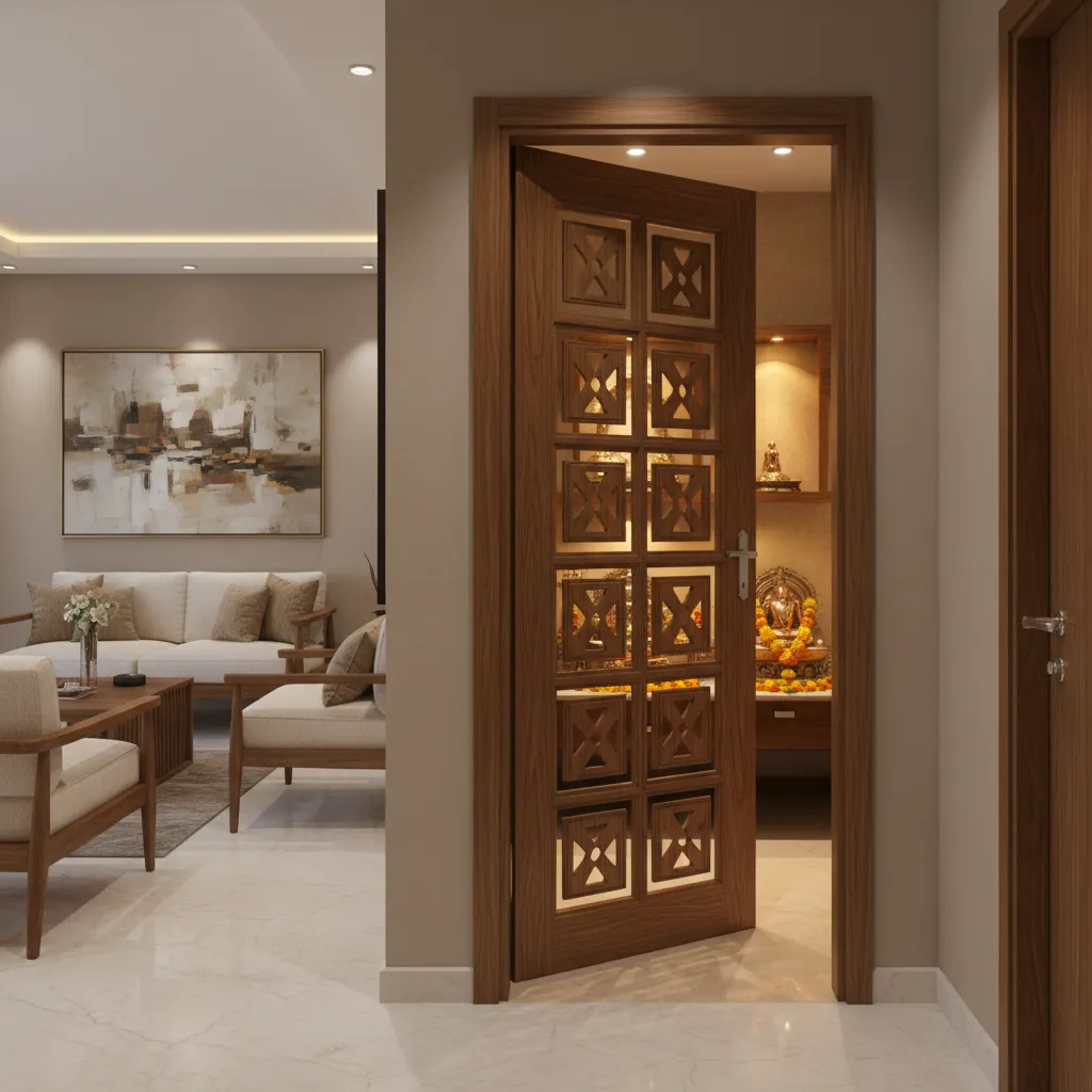 Pooja Room Design Door 5 Inspiring Space Savvy Ideas