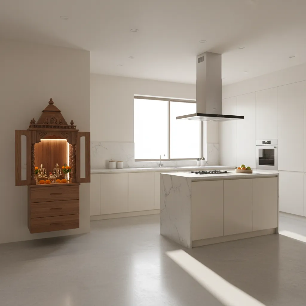 Pooja Room in Kitchen as Per Vastu: What Actually Works