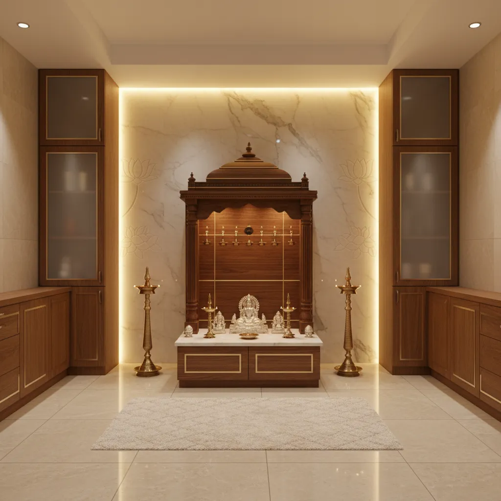 5 Pooja Room Interior Design Ideas That Shine