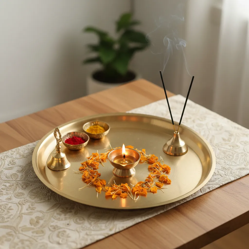 5 Pooja Thali Decoration Ideas for Small Spaces