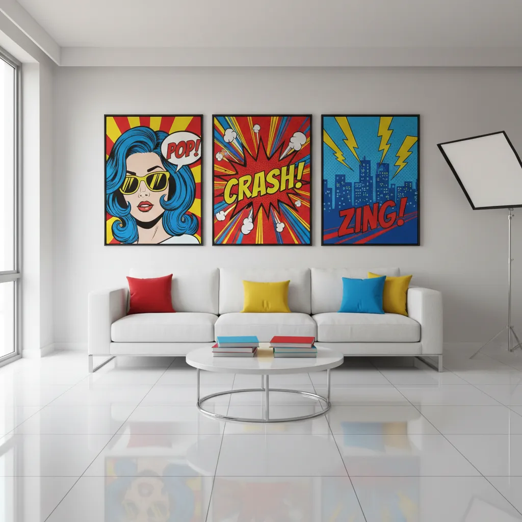 Diseño de interiores pop art: guía práctica
