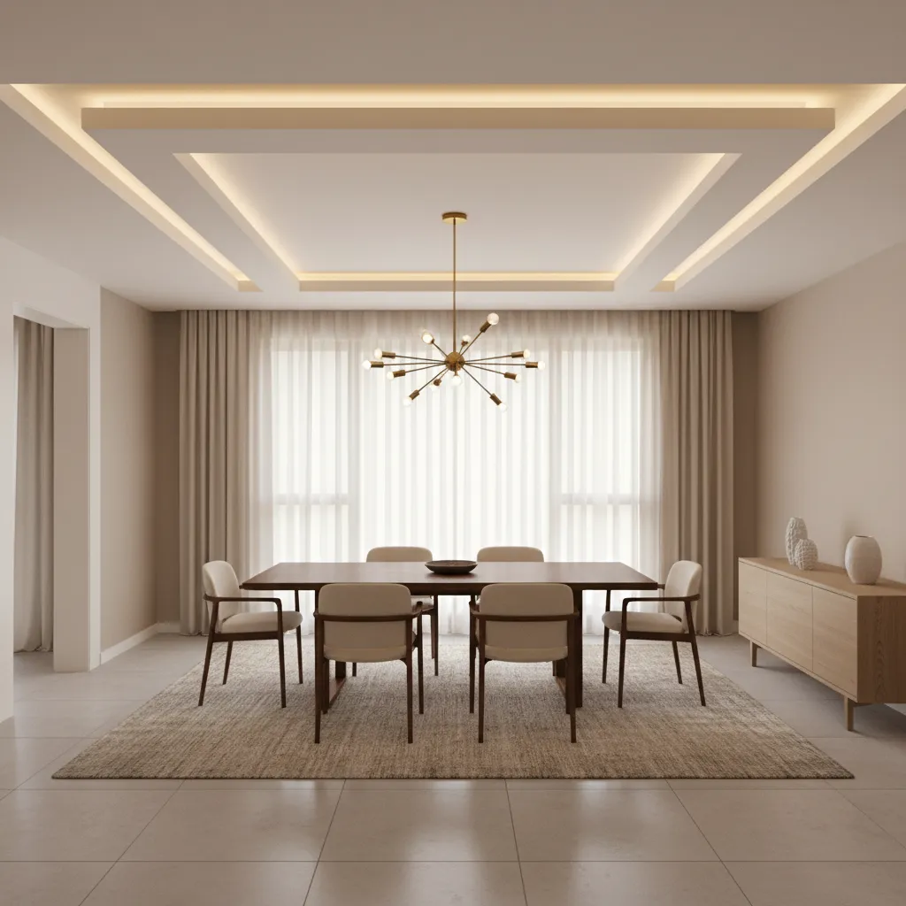 Five POP Ceiling Design Ideas for Dining Room