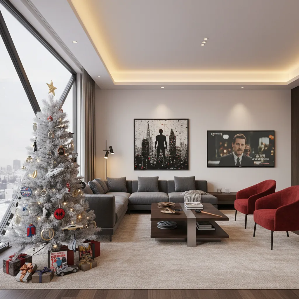 Pop Culture Christmas Decorations in the Entertainment Industry