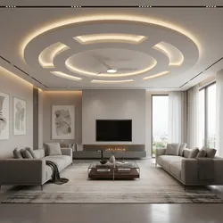 POP design ideas for hall with fan