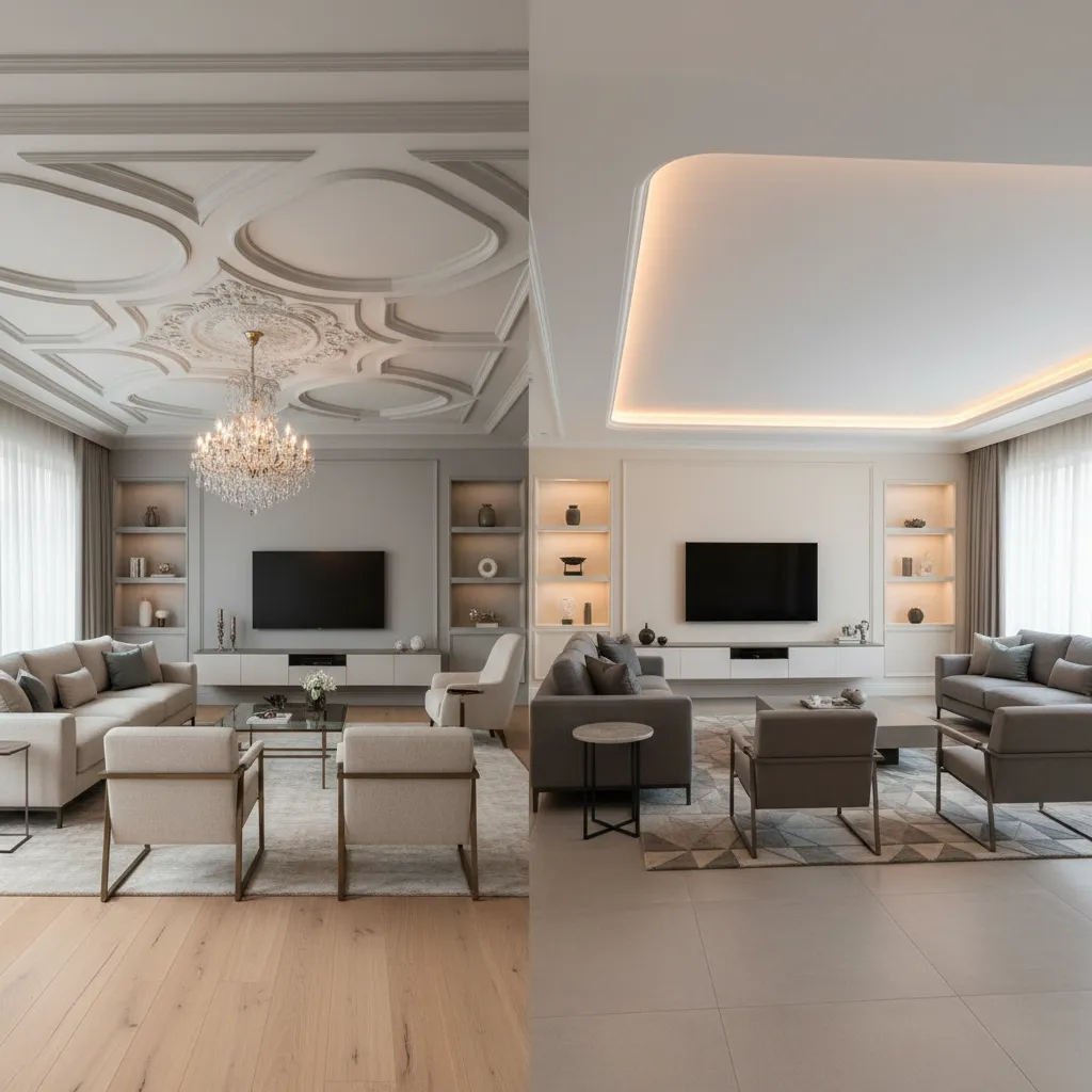 POP Ceiling vs Gypsum Ceiling for a 10x20 Hall: Which One Is Better?