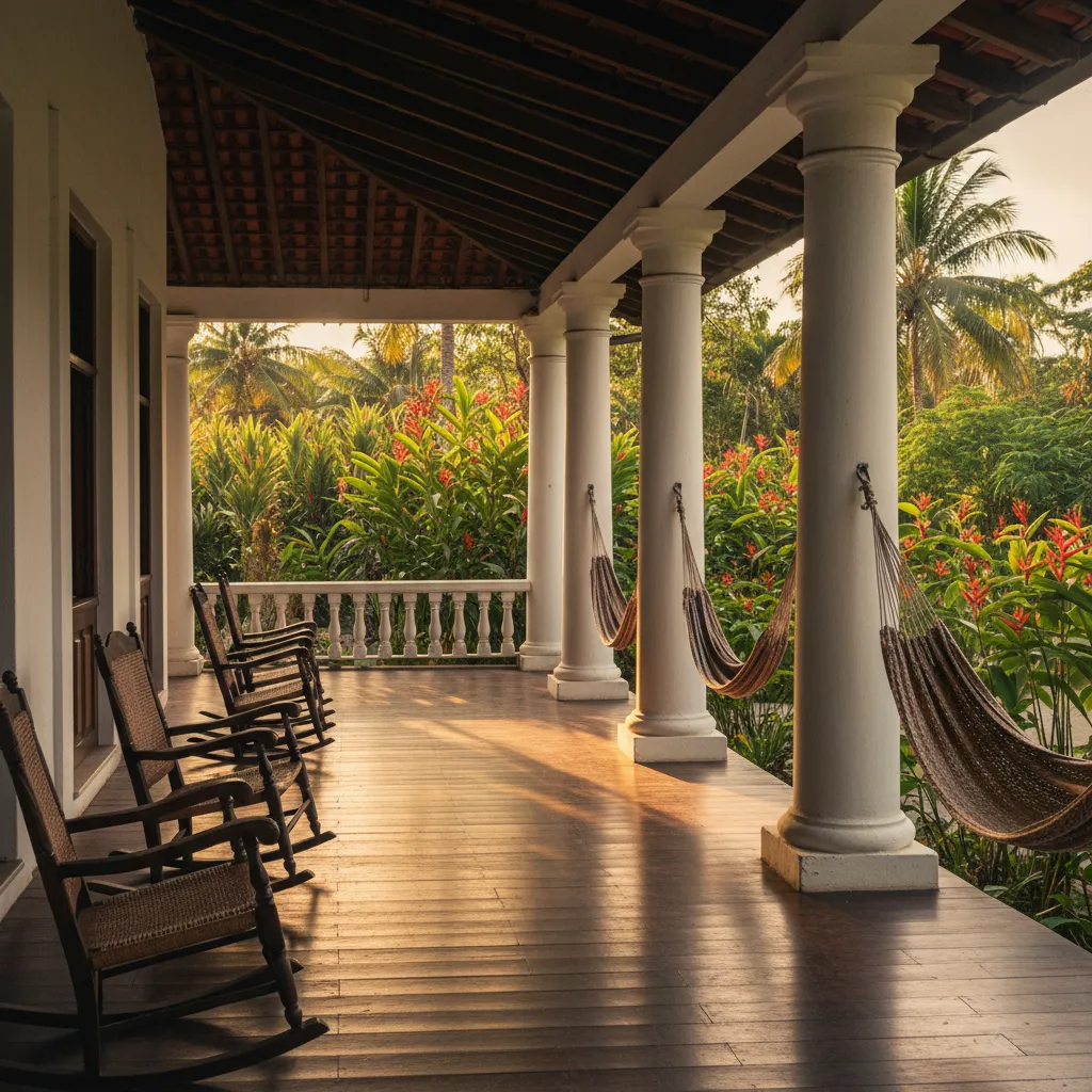 Porches de casas en Nicaragua: diseños prácticos y frescos