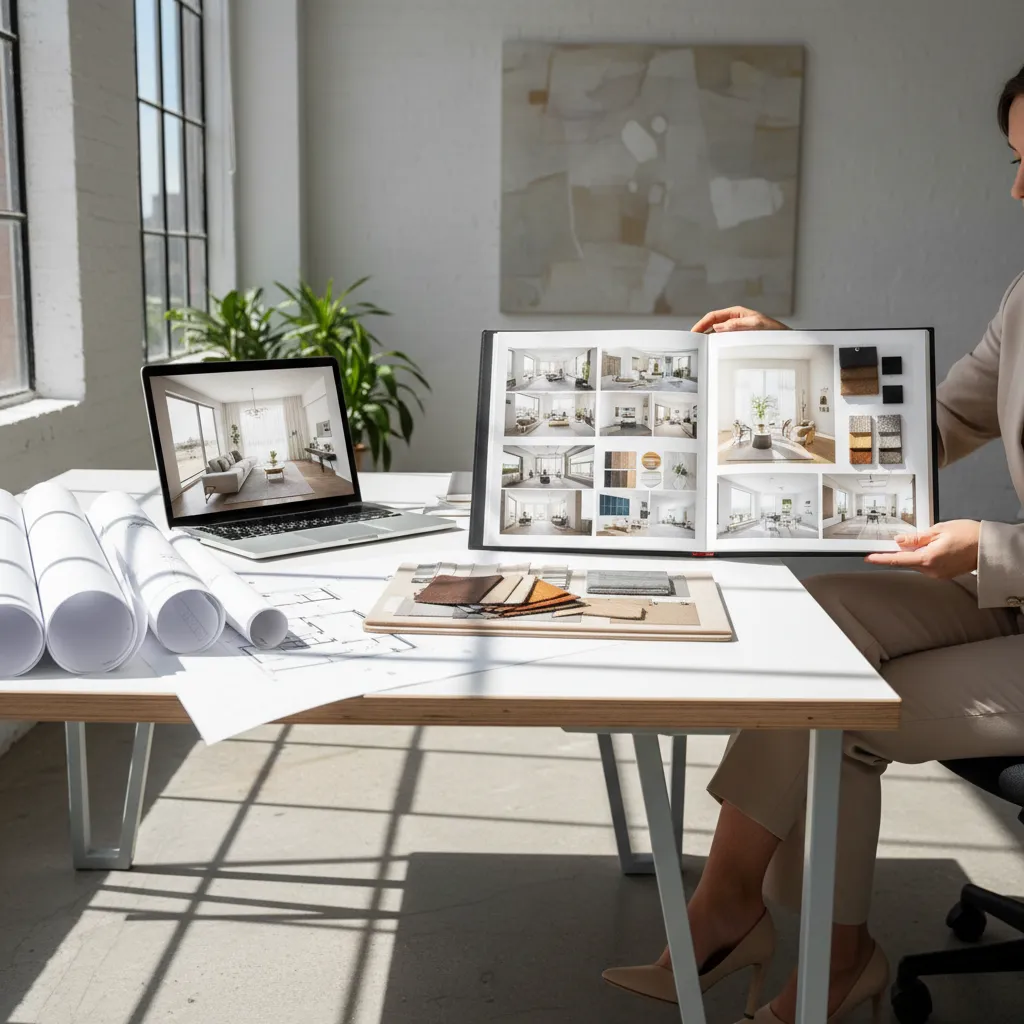 Cómo crear un portafolio de diseño de interiores